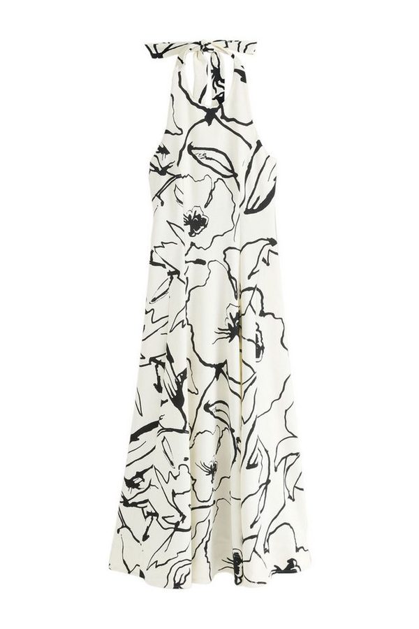 Next Midikleid Festliches Neckholder-Midikleid (1-tlg)