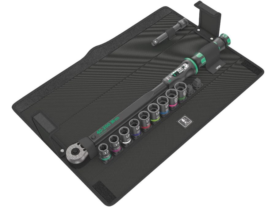 Wera Drehmomentschlüssel Click-Torque C 3 Set 2 (Set, 11 St., 11-tlg), für sicherheitsrelevante Beton-Schrauben mit definierten Drehmomenten