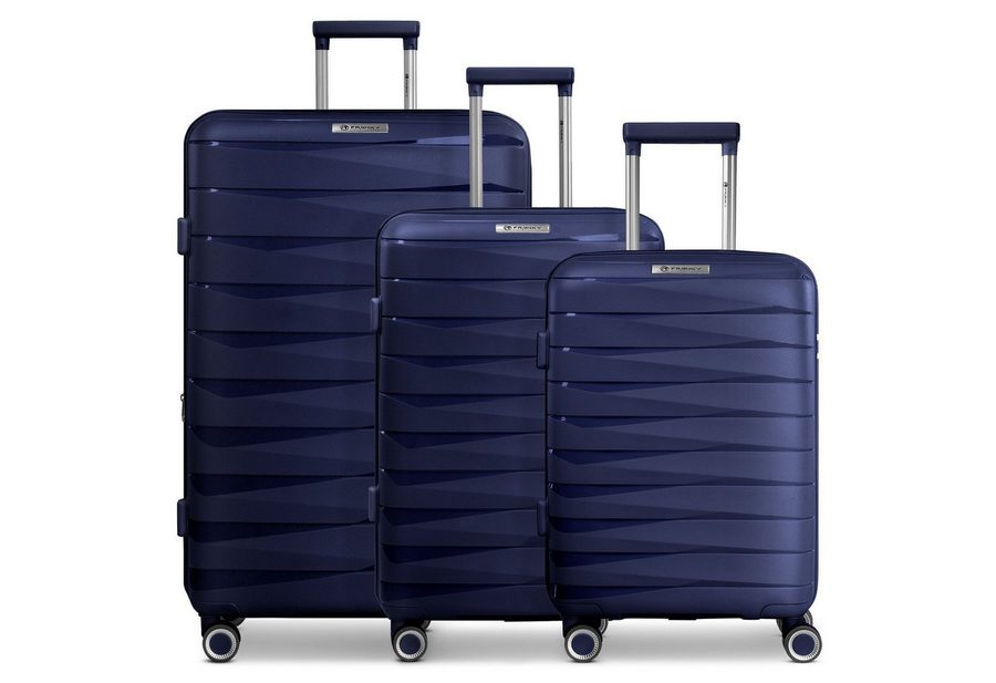 Franky Trolleyset London, 4 Rollen, (3-teilig, 3 tlg), Polypropylen