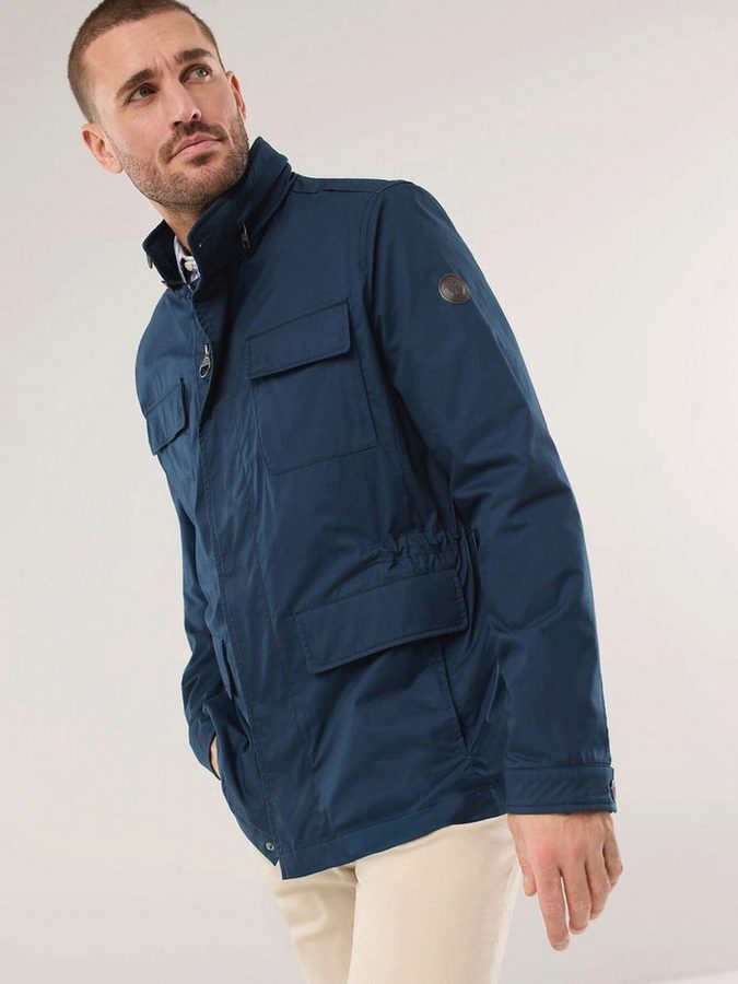 Walbusch Funktionsjacke Herren Multitaschen Jacke pflegeleicht elastisch normale u untersetzte, mit Kapuze, atmungsaktiv, Kurzgröße von Walbusch