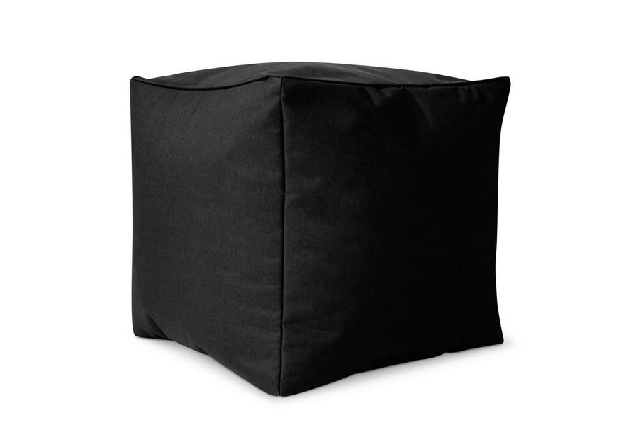 Green Bean Sitzsack Sitzsack-Hocker Pouf Cube 40x40x40cm (Hocker 40x40x40cm mit EPS-Perlen Füllung, Fußhocker Fußkissen Sitz-Pouf für Sitzsäcke), Bodenkissen für Kinder und Erwachsene - Sitzkissen Sitzhocker
