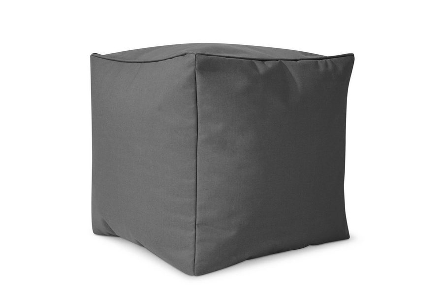 Green Bean Sitzsack Sitzsack-Hocker Pouf Cube 40x40x40cm (Hocker 40x40x40cm mit EPS-Perlen Füllung, Fußhocker Fußkissen Sitz-Pouf für Sitzsäcke), Bodenkissen für Kinder und Erwachsene - Sitzkissen Sitzhocker