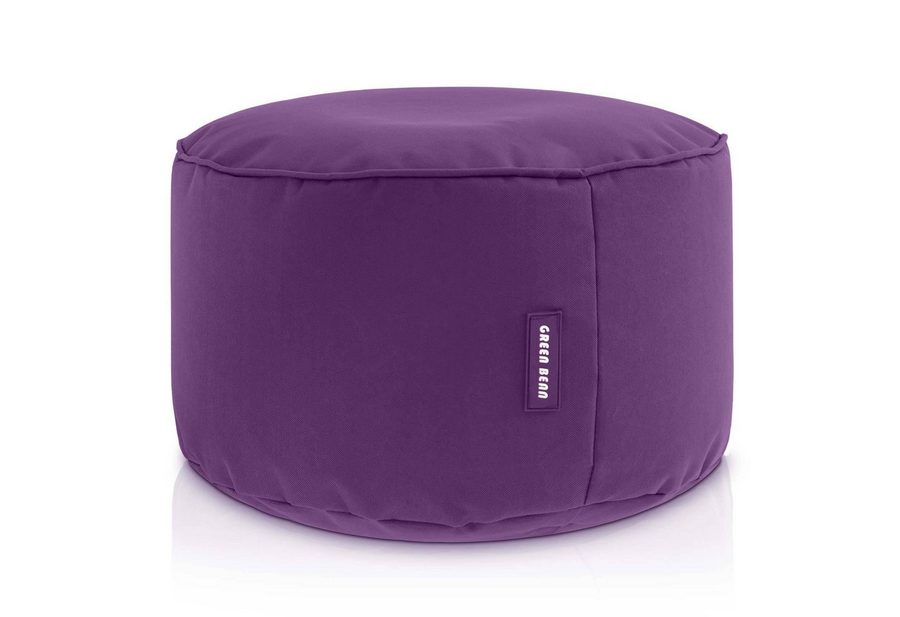 Green Bean Pouf Sitzsack-Hocker Pouf Stay 45x25cm (Sitzsack-Hocker 45x25cm mit EPS-Perlen Füllung -, Fußhocker Fußkissen Sitz-Pouf für Sitzsäcke), die ideale Ergänzung zum Sitzsack