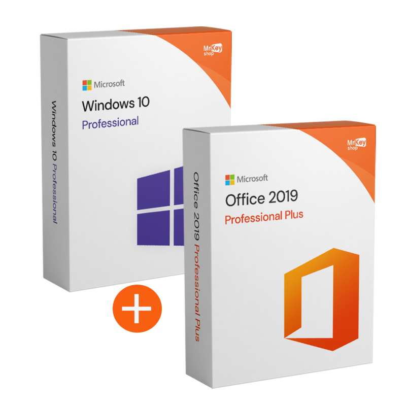 Windows 10 Pro + Office 2019 Pro Plus - Bundle