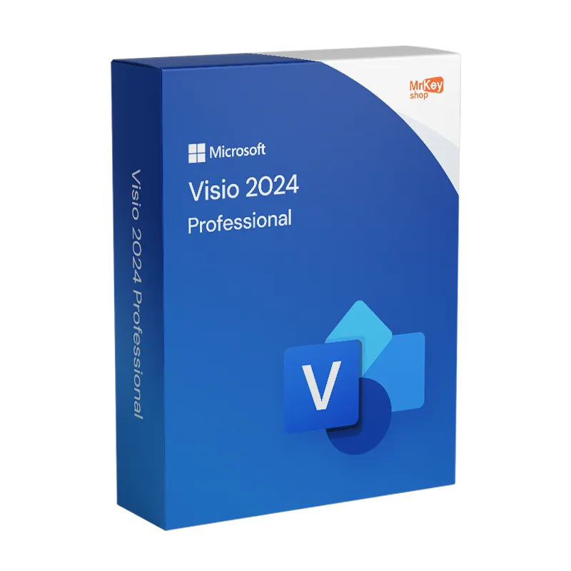 Visio Professional 2024 – Original-Microsoft-Lebensdauerkonzession
