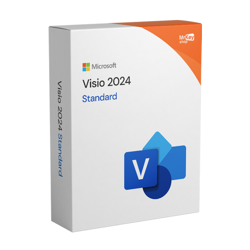 Visio Standard 2024 – Original-Microsoft-Lizenz auf Lebenszeit
