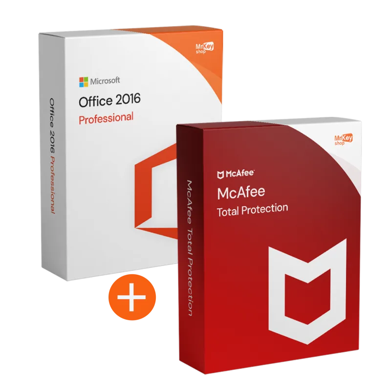 Office 2016 Professional + McAfee Total Protection - Bundle