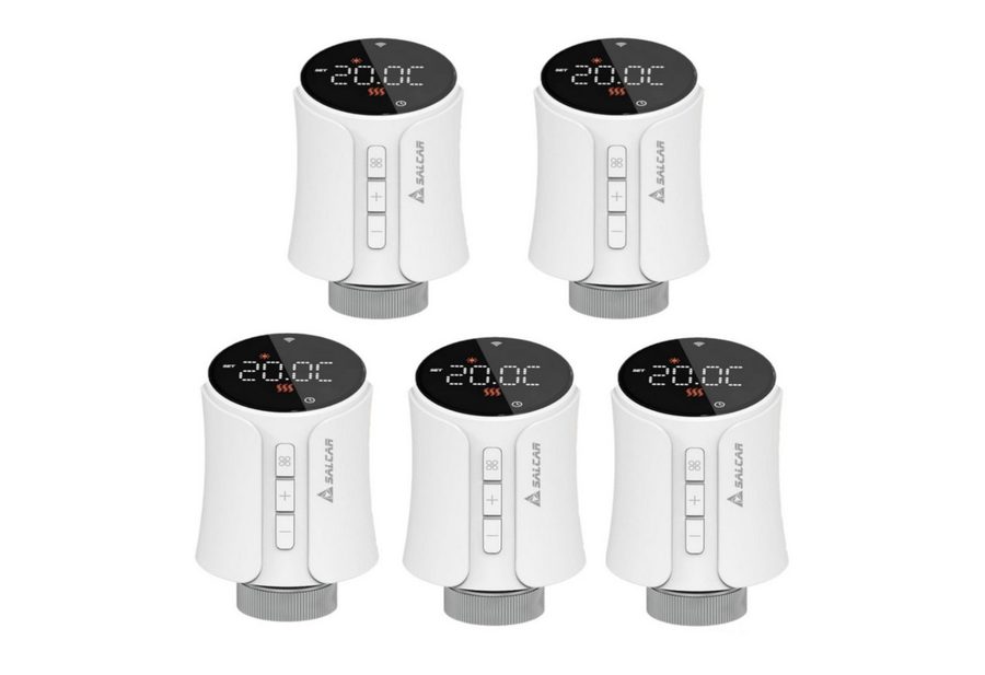 Salcar Heizkörperthermostat Smart WiFi Heizkörperthermostat Thermostat Heizung