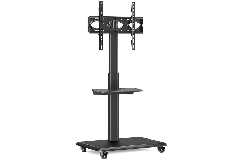 Rfiver TV-Ständer Rollbar TV Wagen auf Rollen für 26-65 Zoll Fernseher, Fernsehständer, (bis 65 Zoll, 1-tlg., drehbarer TV-Ständer​, TV Standfuß, höhenverstellbar Neigbar Max. 35 KG VESA 400x400 mm)