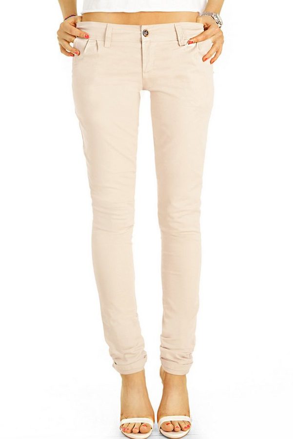 be styled Chinos Slim fit Damenhosen aus Baumwolle Chinos mit Bundfalten- B-6