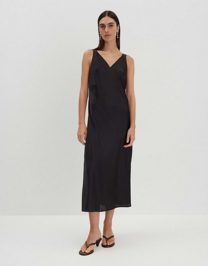 someday Midikleid QOVA GRAPHIC mit minimalistischem Print