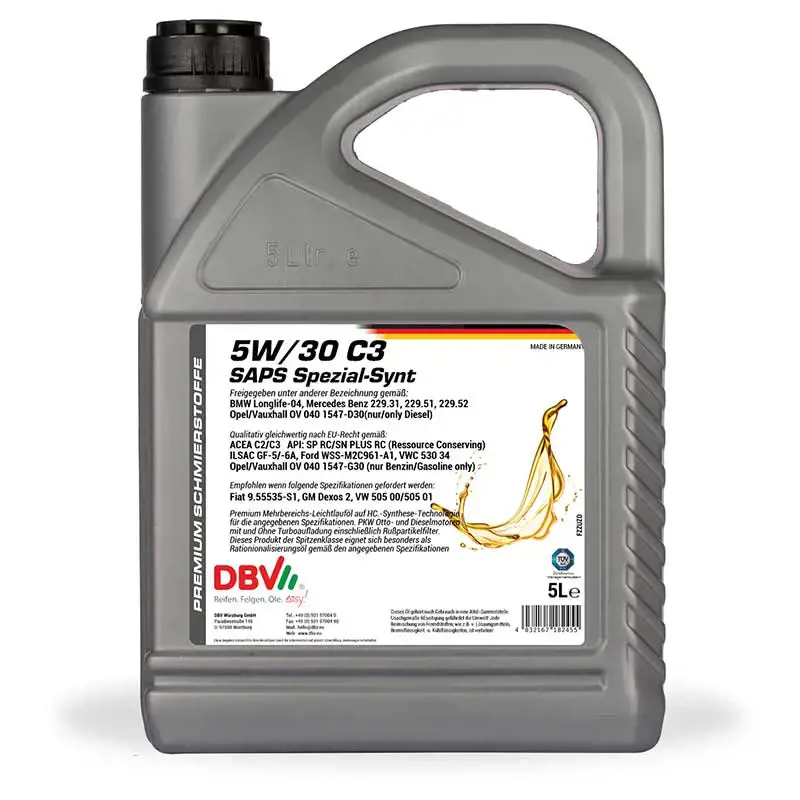 Leichtlauf  DBV 5W-30 C3 SAPS 5 Liter