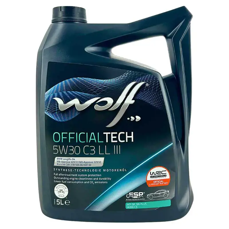 Wolf OfficialTech 5W-30 C3 LL III 5 Liter von Wolf Lubricants