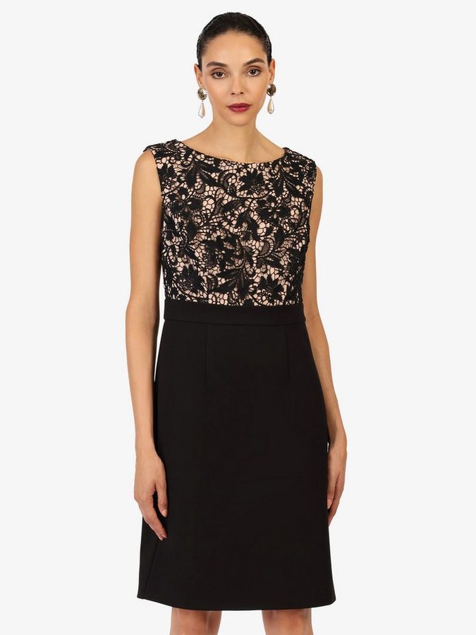 Kraimod Cocktailkleid mit floraler Spitzenoptik