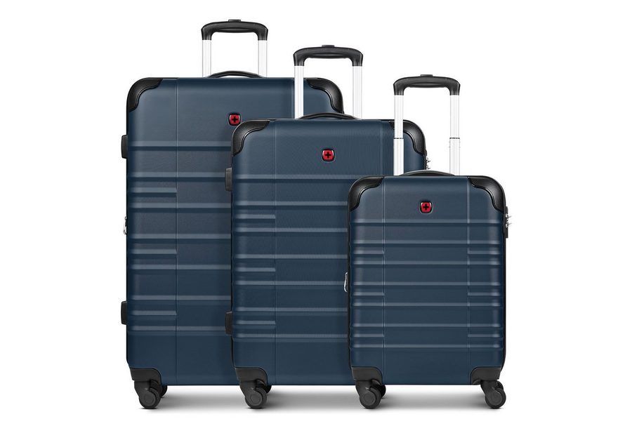 Wenger Trolleyset Amplar Evo, 4 Rollen, (3-teilig, 3 tlg), ABS