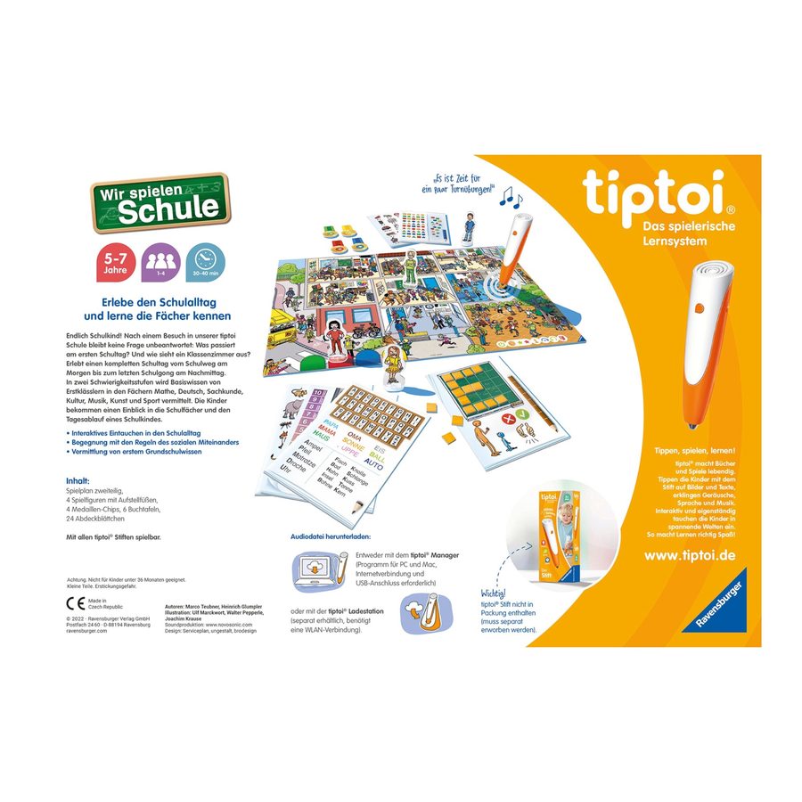 Ravensburger Tiptoi Lernspiel Wir spielen Schule