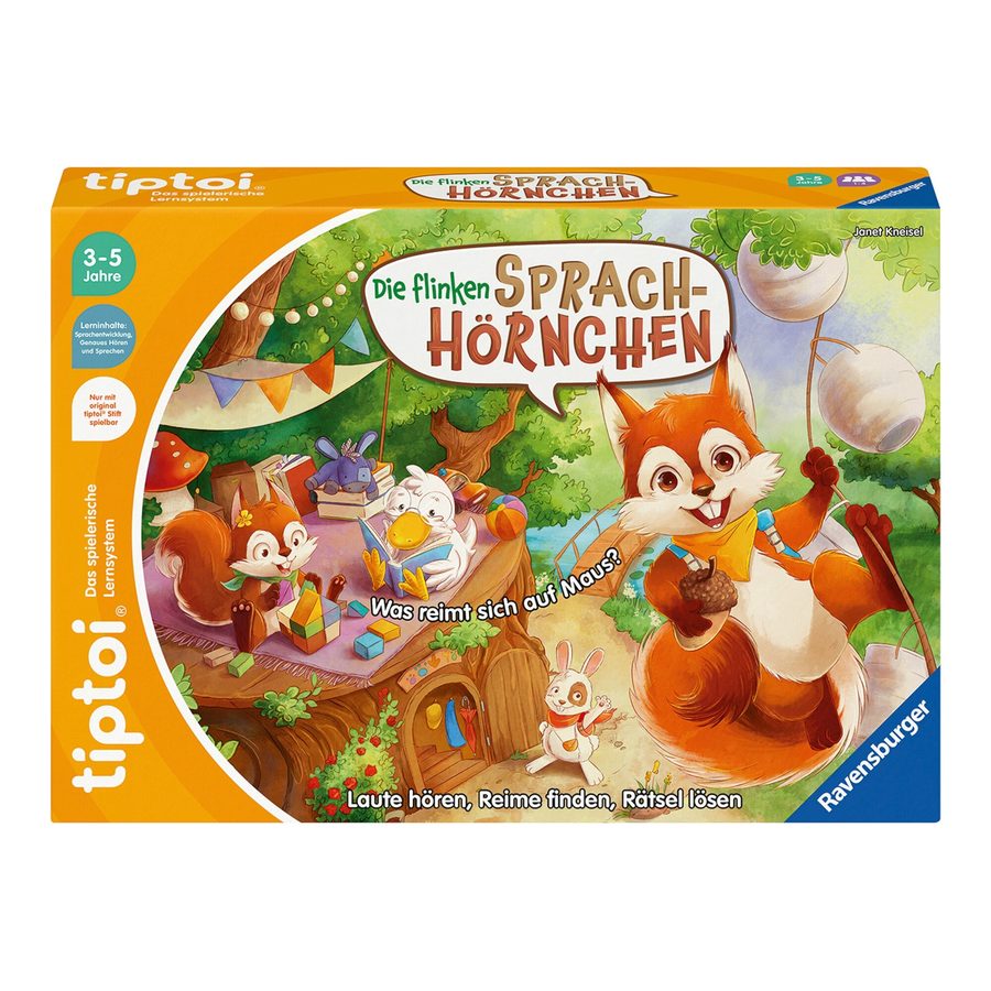 Ravensburger Tiptoi Lernspiel Die flinken Sprach-Hörnchen