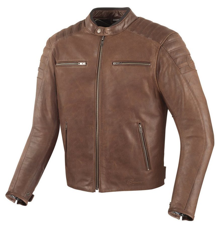 Bogotto Motorradjacke B-Nimble Motorrad Lederjacke herausnehmbares Innenfutter