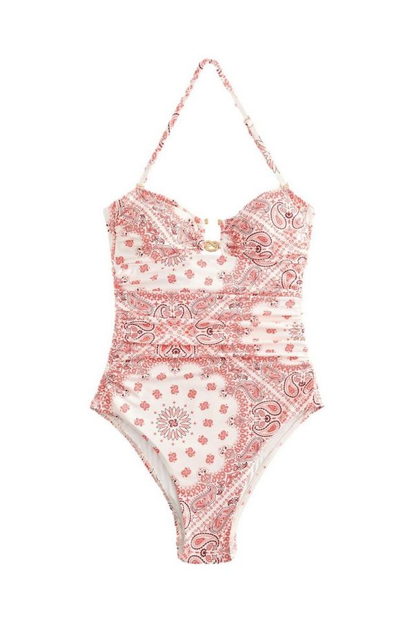 Next Badeanzug Bauchformender Bandeau-Badeanzug (1-St)