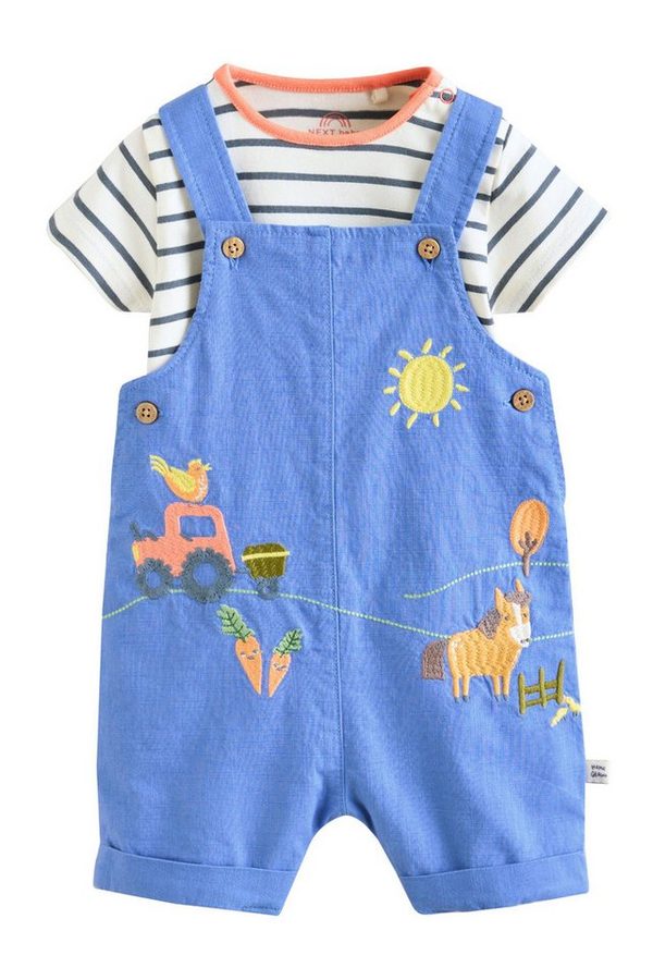 Next Body & Hose Latzhose und Body für Babys im Set (2-tlg)