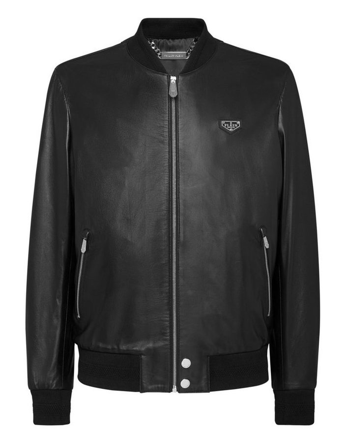 PHILIPP PLEIN Lederjacke Iconic Plein