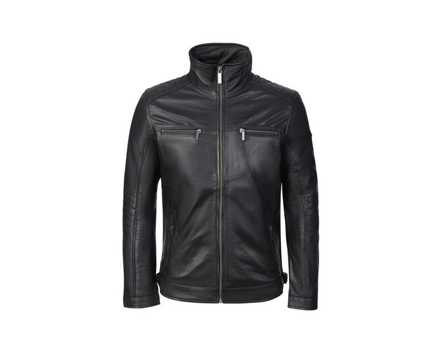 bugatti Lederjacke Bern Herren Bomberjacke, Freizeitjacke, Blazer, Pufferjacke, Übergangsjacke