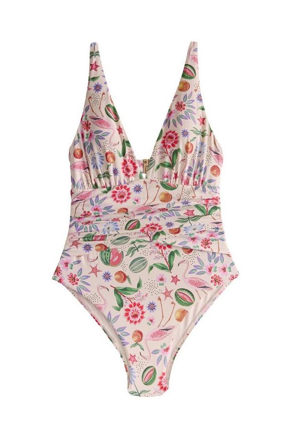 Cath Kidston Badeanzug Cath Kidston Badeanzug mit tiefem Ausschnitt (1-St)