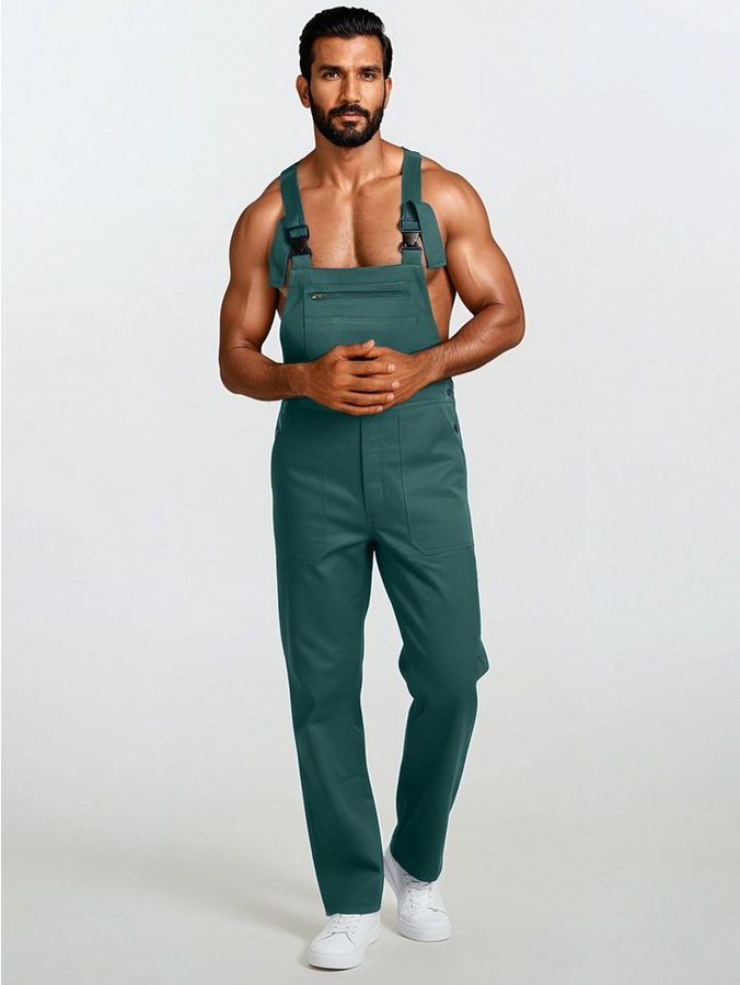 urbandreamz workwear Arbeitslatzhose Latzhose Arbeitshose Hose - Baumwolle Classics Blaumann 7 Taschen