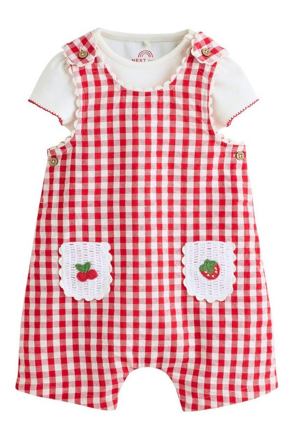Next Body & Hose Baby-Latzhose und Bodysuit im 2-teiligen Set (2-tlg)