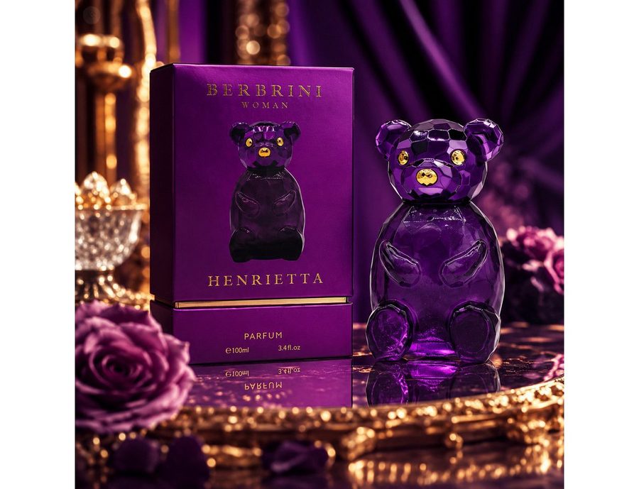 BERBRINI Eau de Parfum Henrietta for Her Damenduft Fruchtig Floral Holzig e100 ml, Hergestellt in UK, luxuriöser Damenduft, langanhaltend Premium Duft von BERBRINI