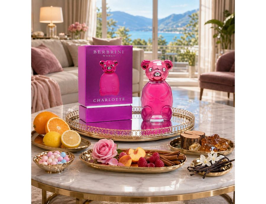 BERBRINI Eau de Parfum Charlotte Woman Luxus Damenduft, Fruchtig, Süß, Verspielt e100 ml, Hergestellt in UK, luxuriöser Damenduft, langanhaltend Premium Duft von BERBRINI