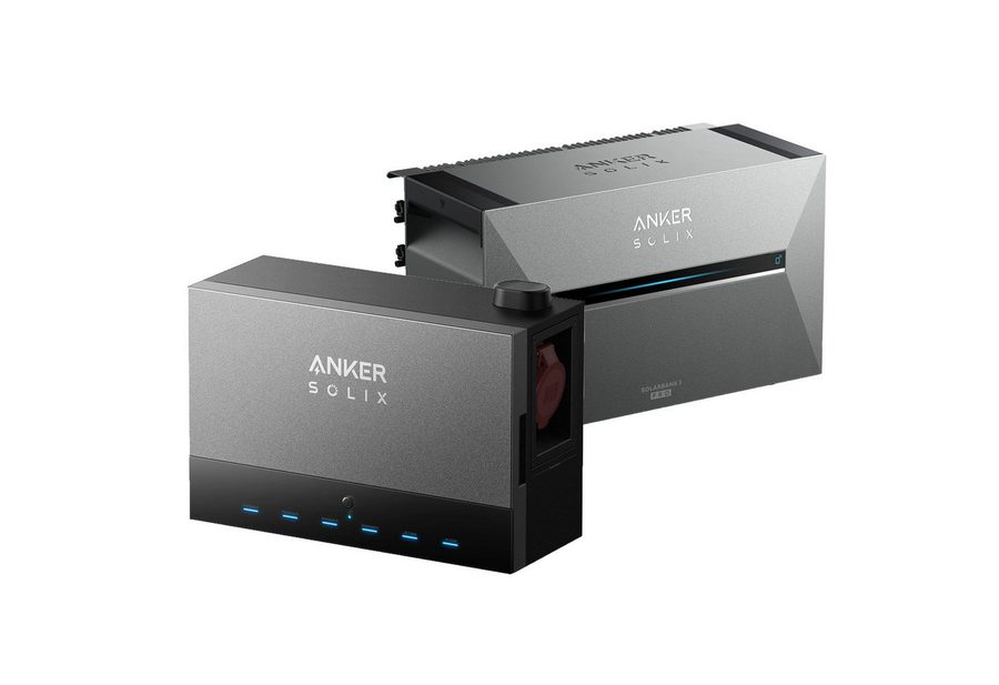 Anker Balkonkraftwerk SOLIX Power Dock + 1/2/3 Solarbank 3 E2700 Pro, bis 64,5 kWh, (Set, 2-St., 1Anker SOLIX Power Dock +1/2/3 Anker SOLIx Solarbank3 E2700 Pro), IP65, App-gesteuert