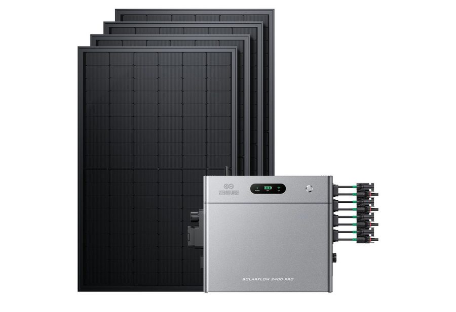 SolarMars Balkonkraftwerk mit Speicher 2000W Zendure SolarFlow 2400 PRO