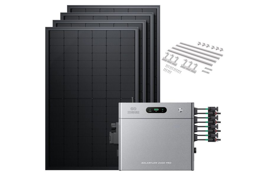 SolarMars Balkonkraftwerk mit Speicher 2000W Zendure SolarFlow 2400 PRO