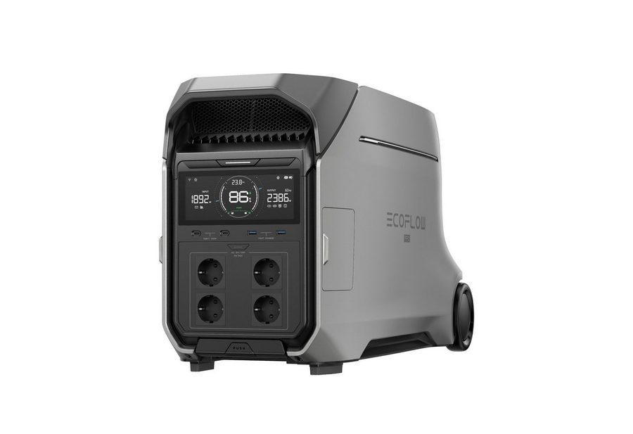 Ecoflow EF ECOFLOW DELTA Pro 3 Tragbare Powerstation, 4096Wh LFP-Batterie Powerstation EcoFlow DELTA Pro 3 EcoFlow DELTA Pro 3 1280000 mAh, Erweiterbar auf 12 kWh, für den Hausgebrauch, Notfälle, Wohnmobile von EcoFlow