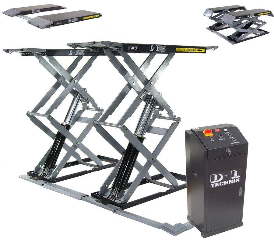 Apex Wagenheber Doppel Scherenhebebühne 3500 kg Hubhöhe 1900mm Hebebühne 3.5t 06302, 1-tlg.