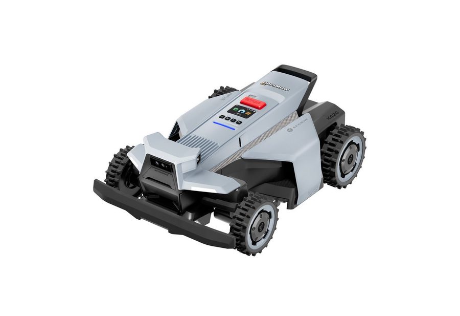 NAVIMOW Rasenmähroboter Segway X420 Mähroboter ohne Begrenzungskabel, bis 2000 m² Rasenfläche, (1-St., Zero-Turn AWD für 84 % Steigungen, NRTK+360° Vision), All-Terrain-Rasenmäher Roboter, Keine RTK-Basisstation