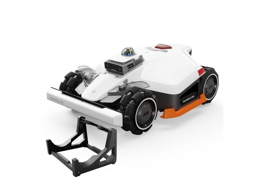 Mammotion Rasenmähroboter LUBA 3 AWD 1500 Mähroboter ohne Begrenzungskabel, bis 1500 m² Rasenfläche, (mit Waschständer, 360° LiDAR + Dual-Kamera-KI-Vision), Allradantrieb, Auto-Kartierung, 80% Steigung, 4G-Modul, APP