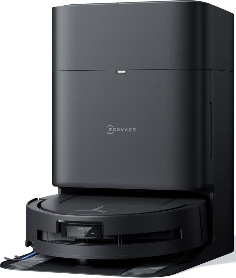 ECOVACS Saugroboter mit Wischfunktion, DEEBOT T80 OMNI, Schwarz, 80 W, und Wischroboter mit Absaugstation von Ecovacs