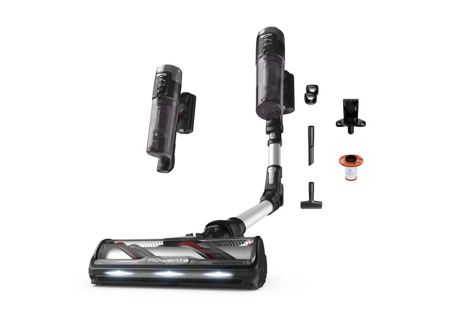 Rowenta Akku-Handstaubsauger 13.60 Allergy, hohe Saugleistung, ultraleicht, Flex-Gelenk, LED-Licht, 380 W, beutellos, sehr leicht, automatische Saugleistungsanpassung, RH9A36 von Rowenta