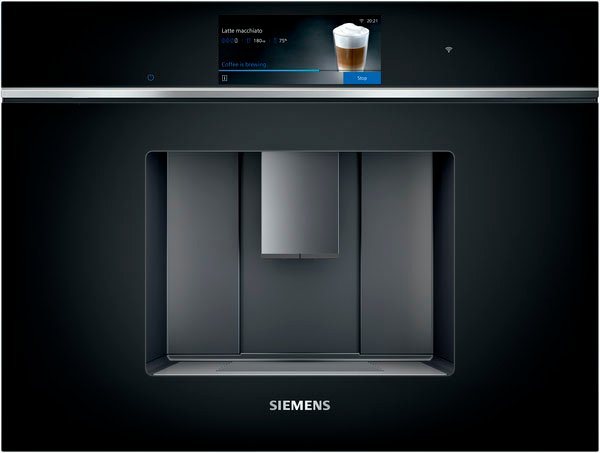 SIEMENS Einbau-Kaffeevollautomat CT718L1B0, autoMilk Clean für Hygiene & verschleißfreies ceramDrive Mahlwerk