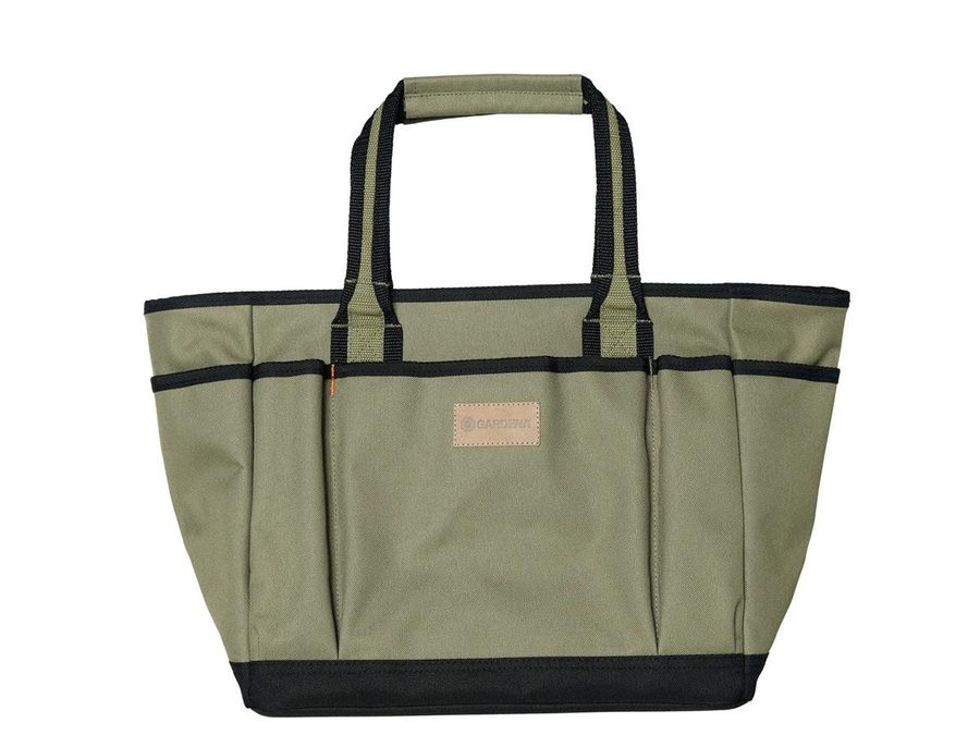 GARDENA Werkzeugtasche für Gartenwerkzeug mit mehreren Taschen, aus recycelter Kunstfaser, wasserabweisend von Gardena