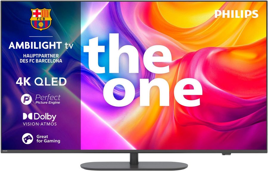 Philips 55PUS9000/12 QLED-Fernseher (139 cm/55 Zoll, 4K Ultra HD, Smart-TV, Ambilight, P5 Picture Engine, Dolby Vision, Dolby Atmos, Gaming, Alexa)