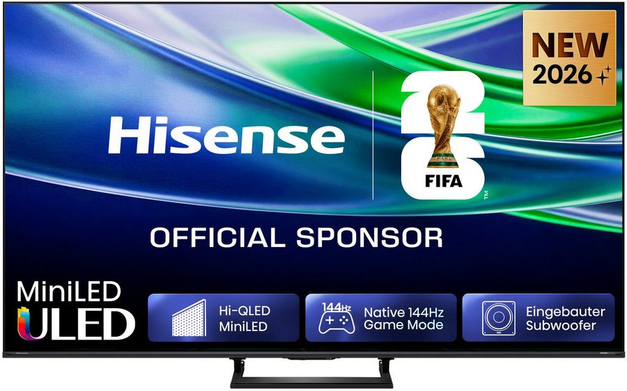 Hisense 85E8S Mini-LED-Fernseher (215 cm/85 Zoll, 4K Ultra HD, Smart-TV)
