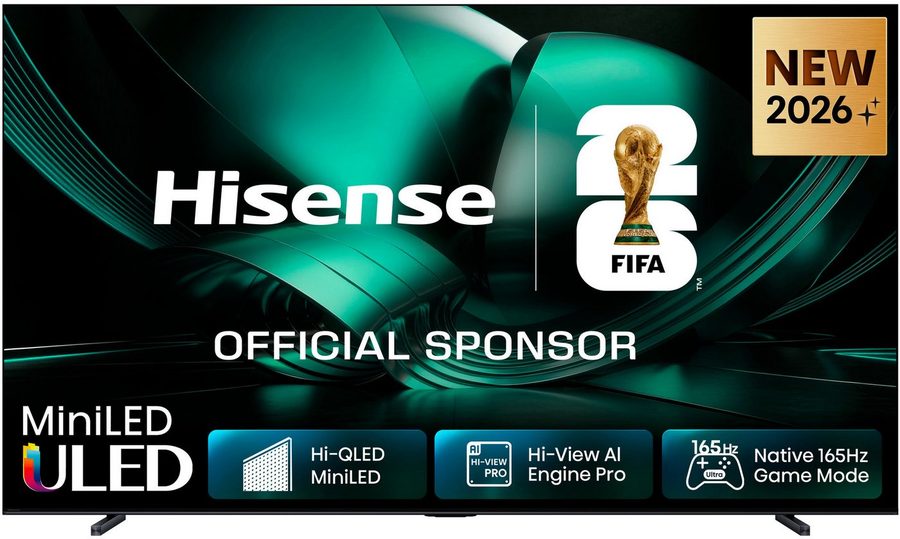 Hisense 100U7DSE QLED-Fernseher (253 cm/100 Zoll, 4K Ultra HD, Smart-TV)