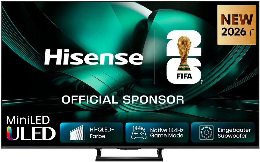 Hisense 85U7DSE QLED-Fernseher (215 cm/85 Zoll, 4K Ultra HD, Smart-TV)