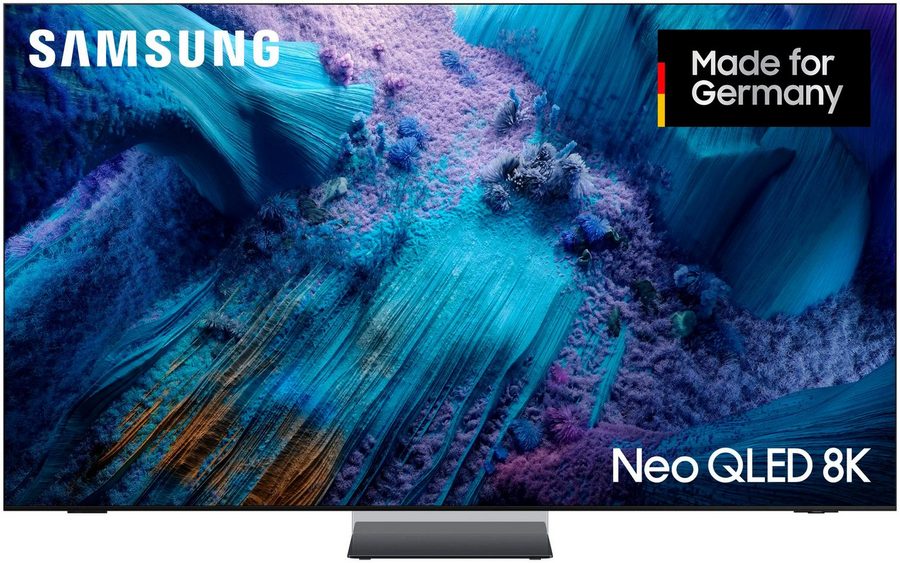 Samsung GQ75QN990FT QLED-Fernseher (189 cm/75 Zoll, 8K Ultra HD, Smart-TV, 8K AI Upscaling Pro & Glare Free, Wireless One Connect Box, Art Store)