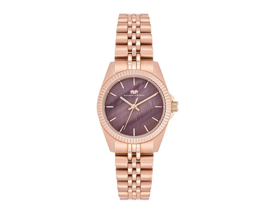 Rhodenwald & Söhne Quarzuhr Cassina roségold, mit Edelstahl-Armband von Rhodenwald & Söhne