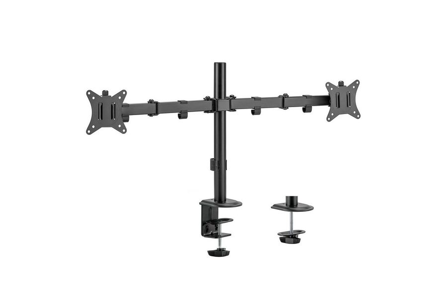 Maclean Monitor-Halterung MC-754N, (bis 32,00 Zoll, Monitorhalterung für 2 Monitore 17-32) von Maclean