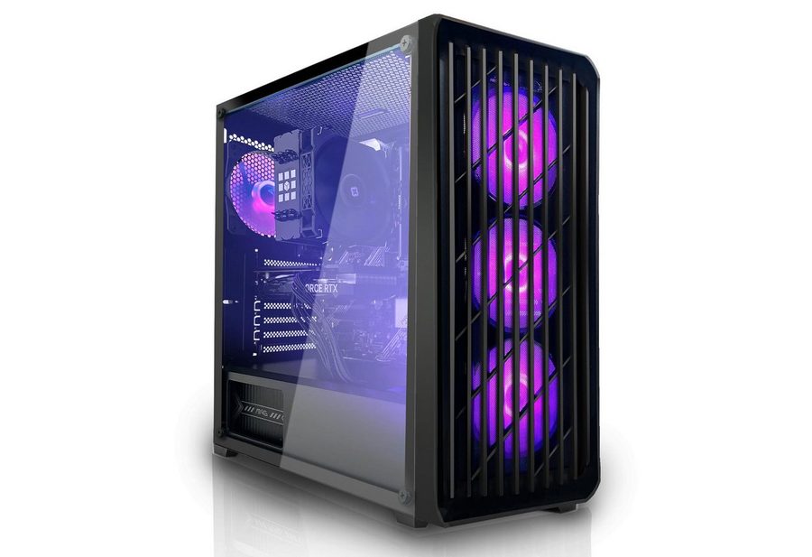 SYSTEMTREFF AMD Ryzen 5 5600 mit Nvidia GeForce RTX 5060 8GB Gaming-PC (AMD 5600 5600, Nvidia GeForce RTX 5060, 32 GB RAM, 1000 GB SSD, Luftkühlung)